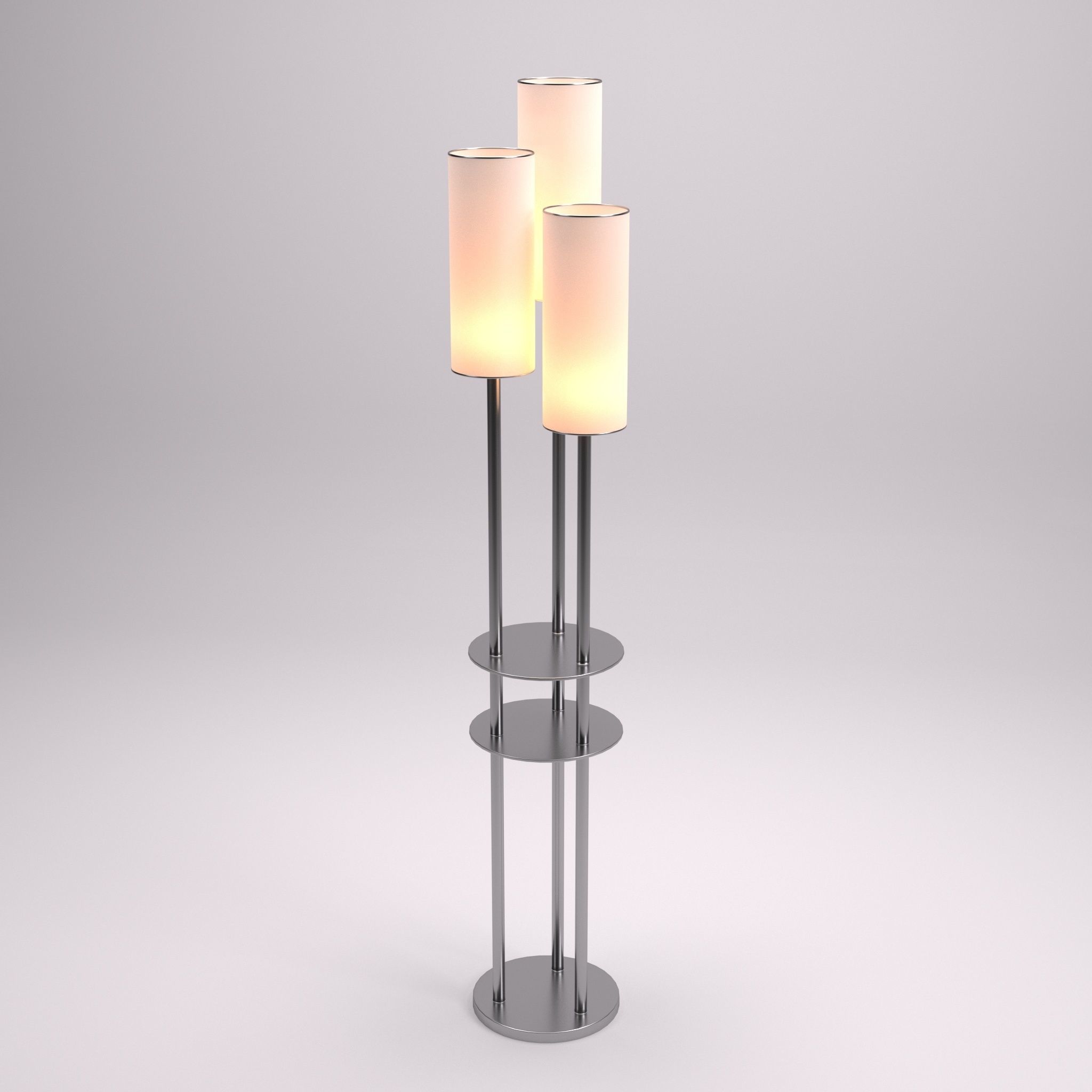 Floor lamp 3D model_1