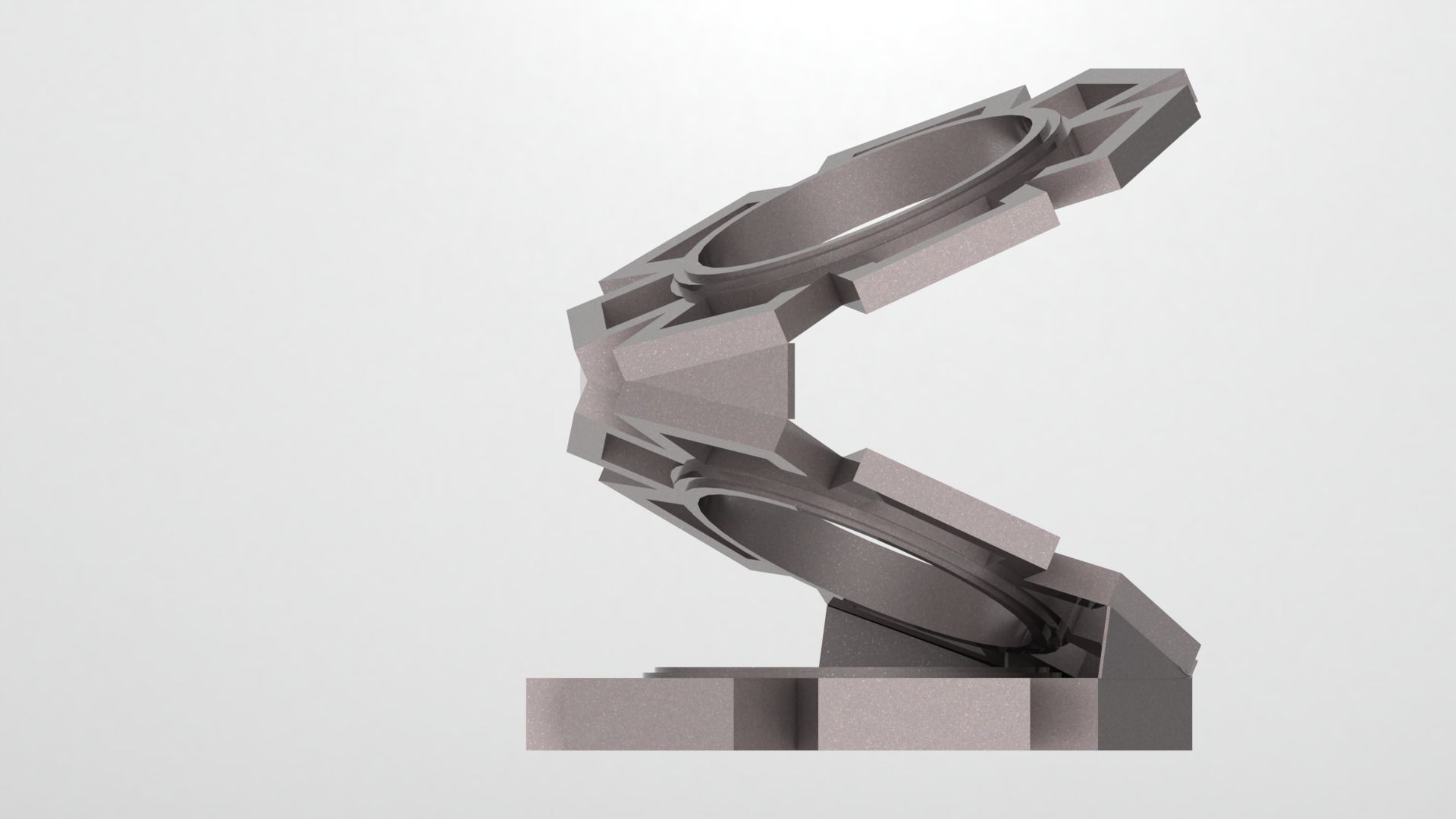 Cog Pen Holder 3D print model_1