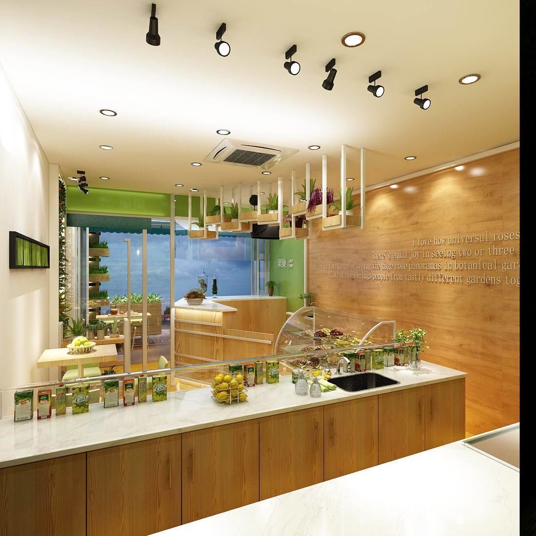 Shop - Refreshments - Coffee Shop 01 3D model_5