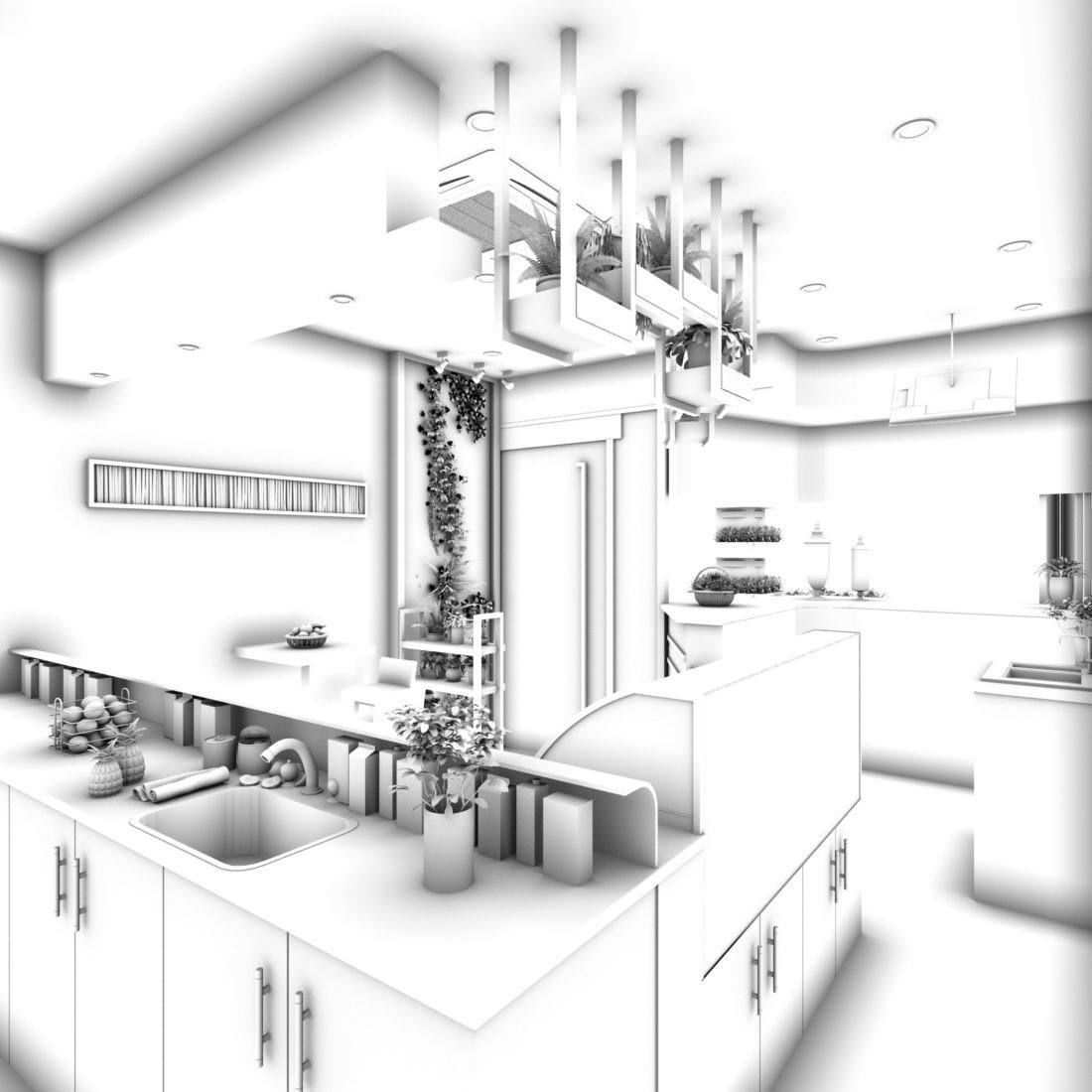 Shop - Refreshments - Coffee Shop 01 3D model_9