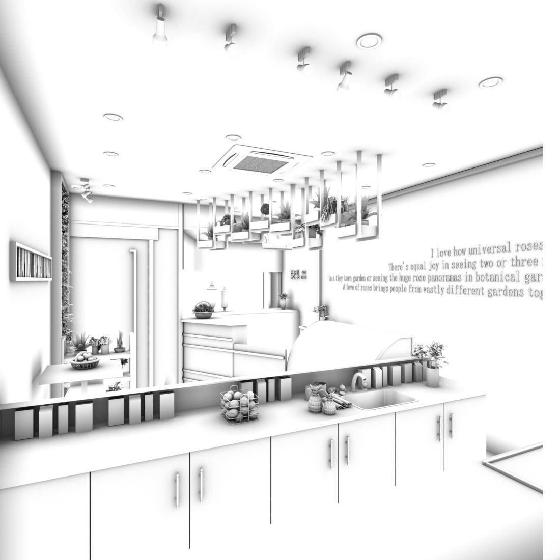 Shop - Refreshments - Coffee Shop 02 3D model_1