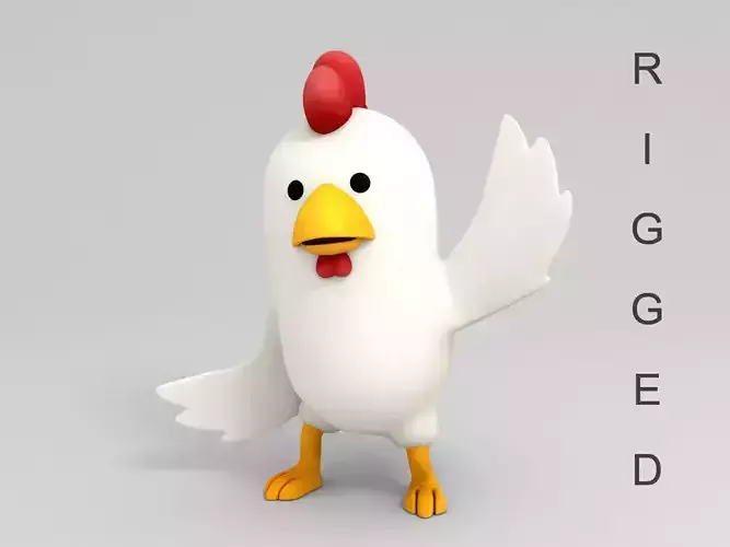 Rigged Chicken Character