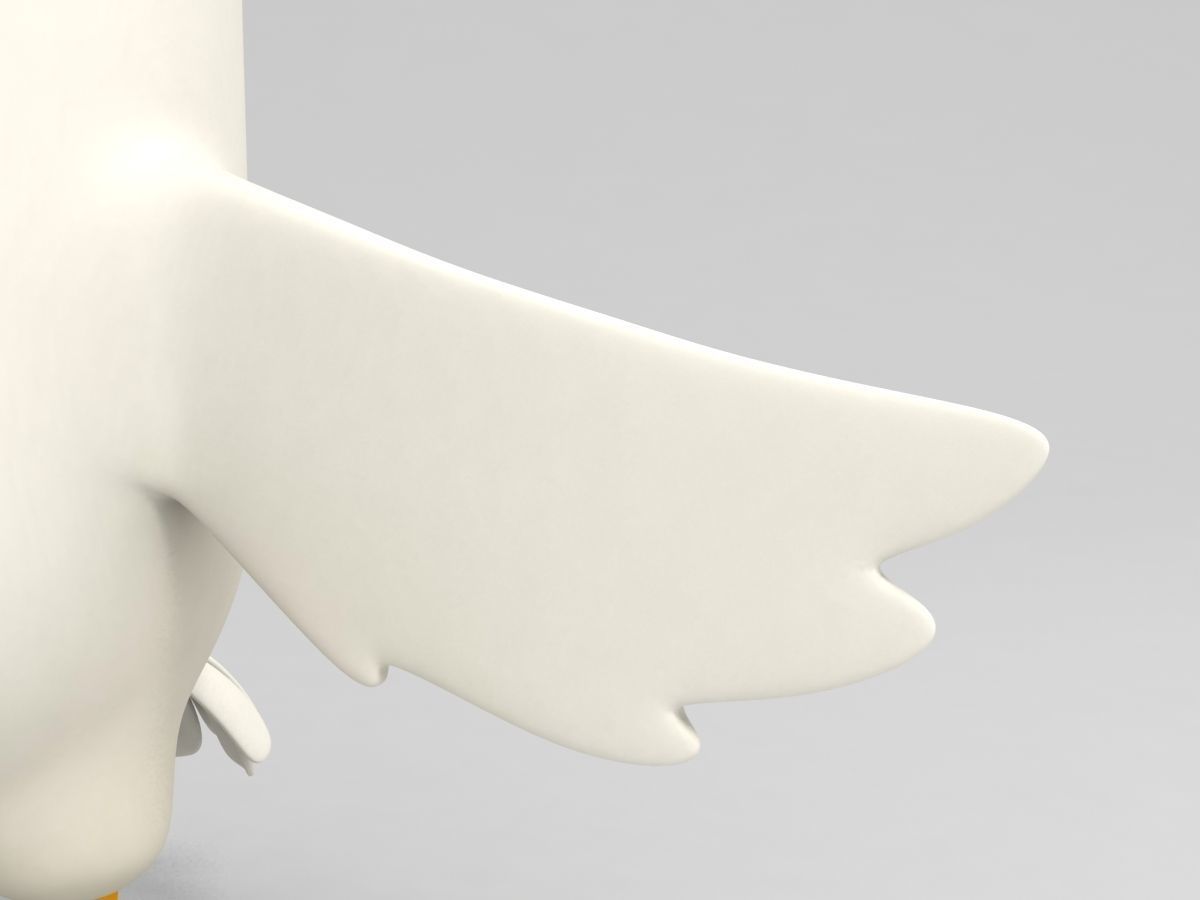 Rigged Chicken Character 3D model_5