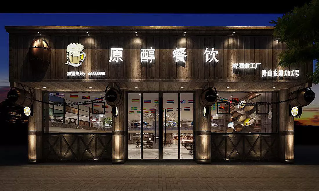 Business - Restaurant 06 3D model_0