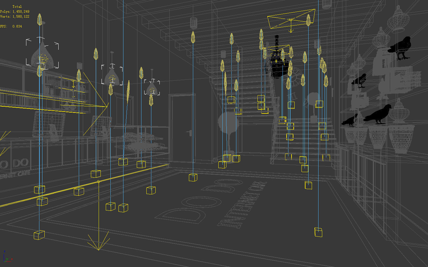 Business Restaurant - Coffee - Banquet  06 3D model_5