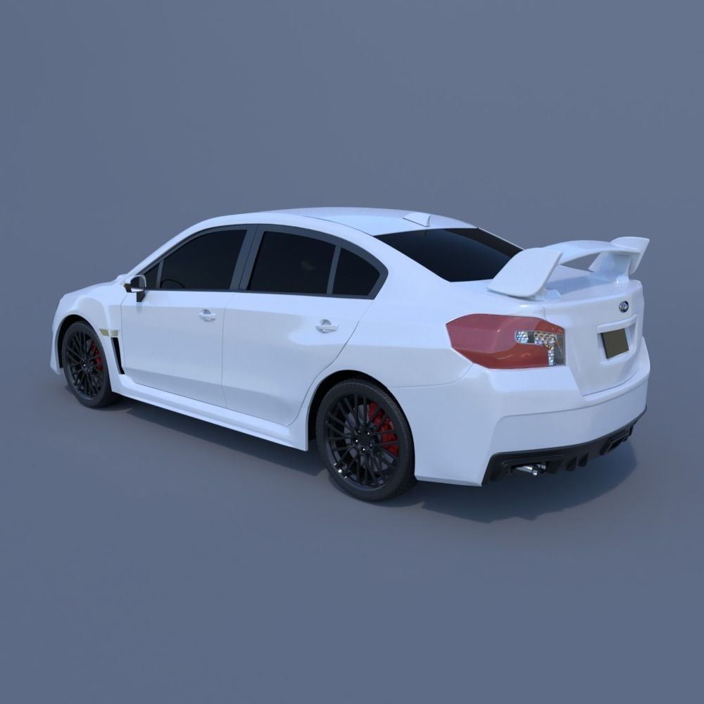 Subaru WRX STI 3D model_2