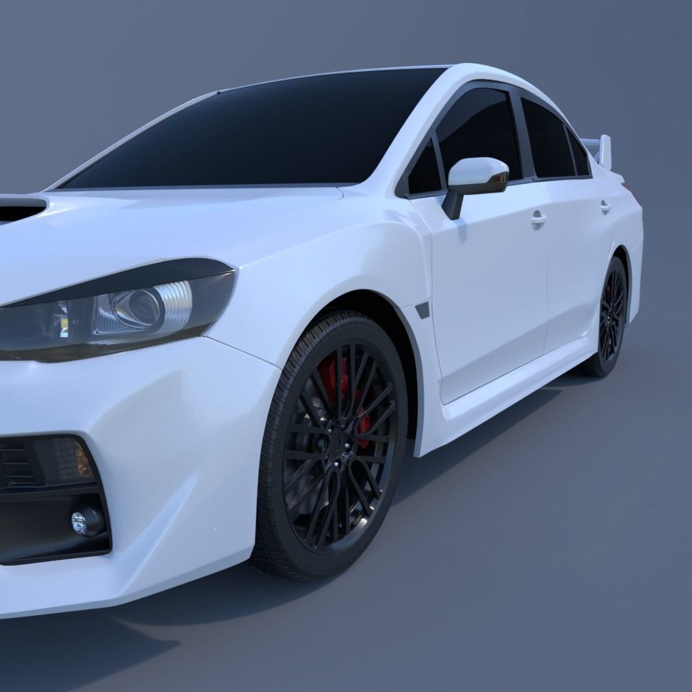 Subaru WRX STI 3D model_4