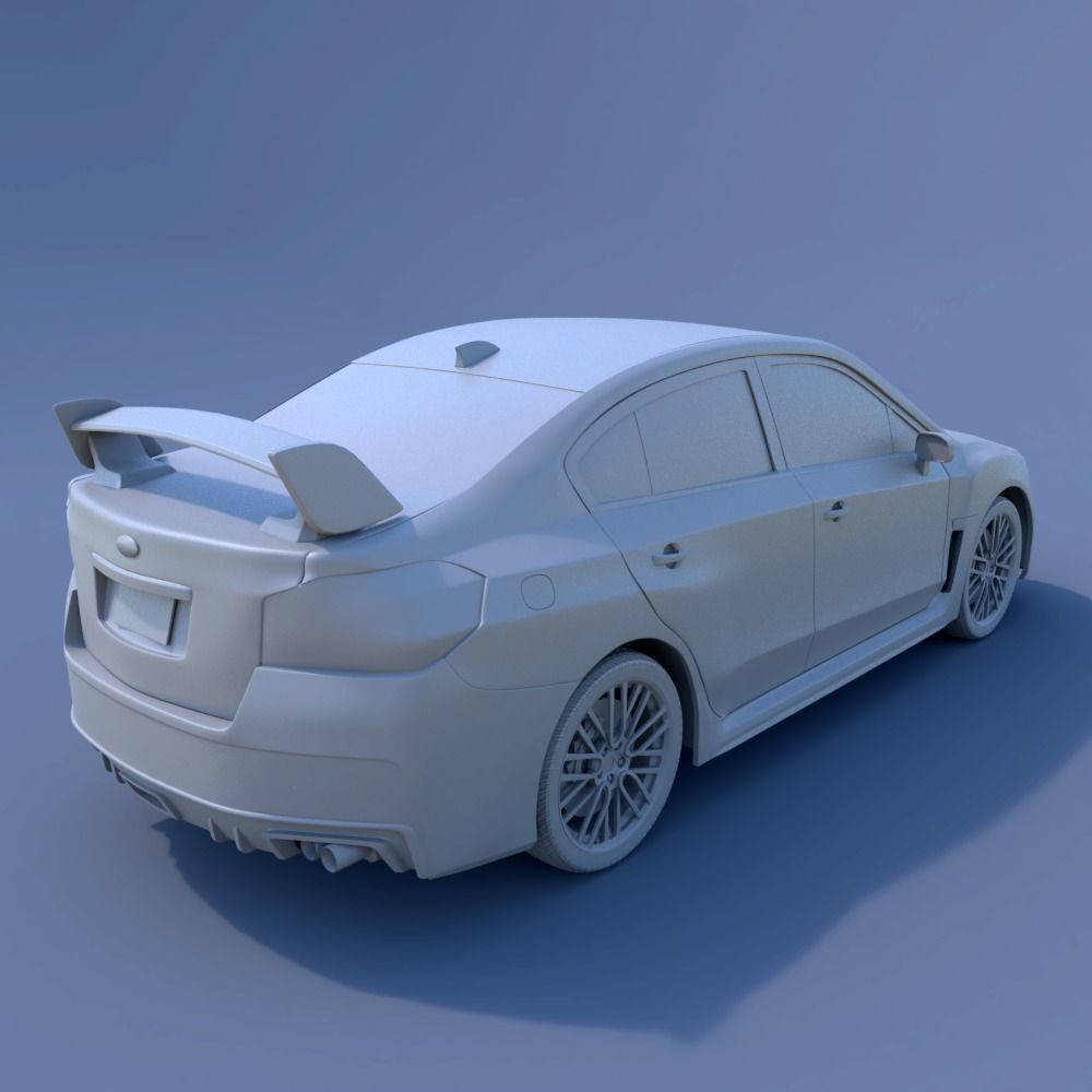 Subaru WRX STI 3D model_9