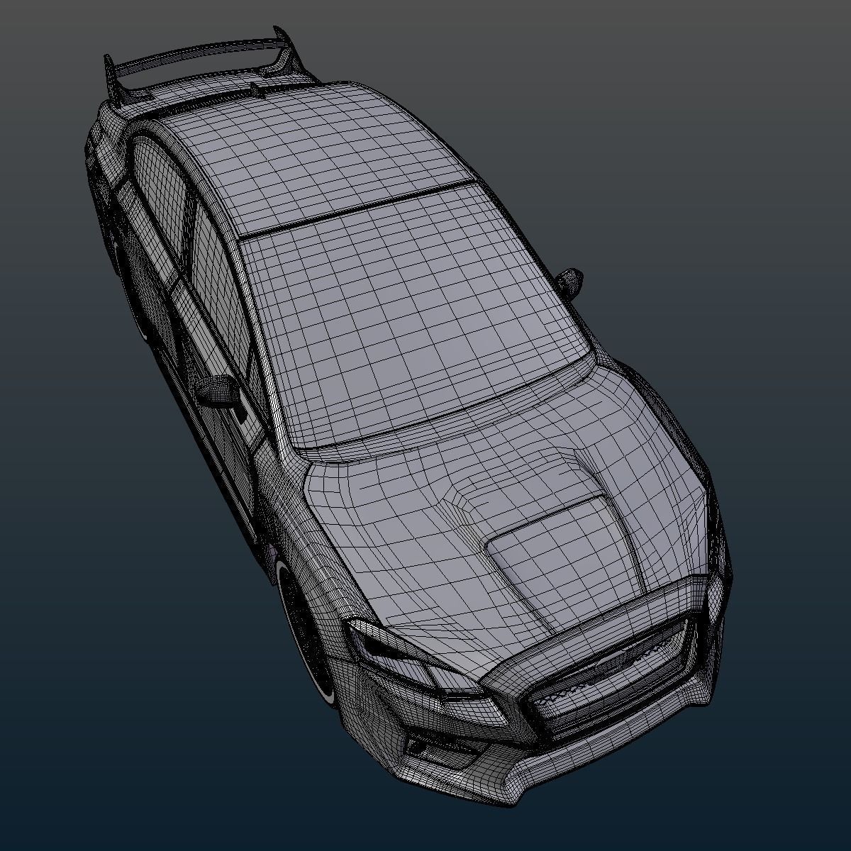 Subaru WRX STI 3D model_13