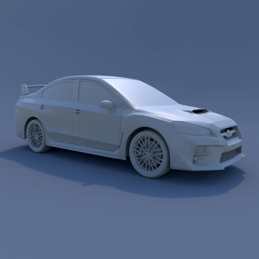 Subaru WRX STI 3D model_7