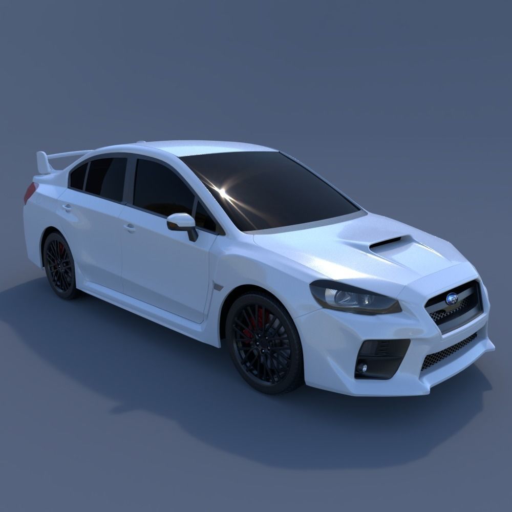 Subaru WRX STI 3D model_3