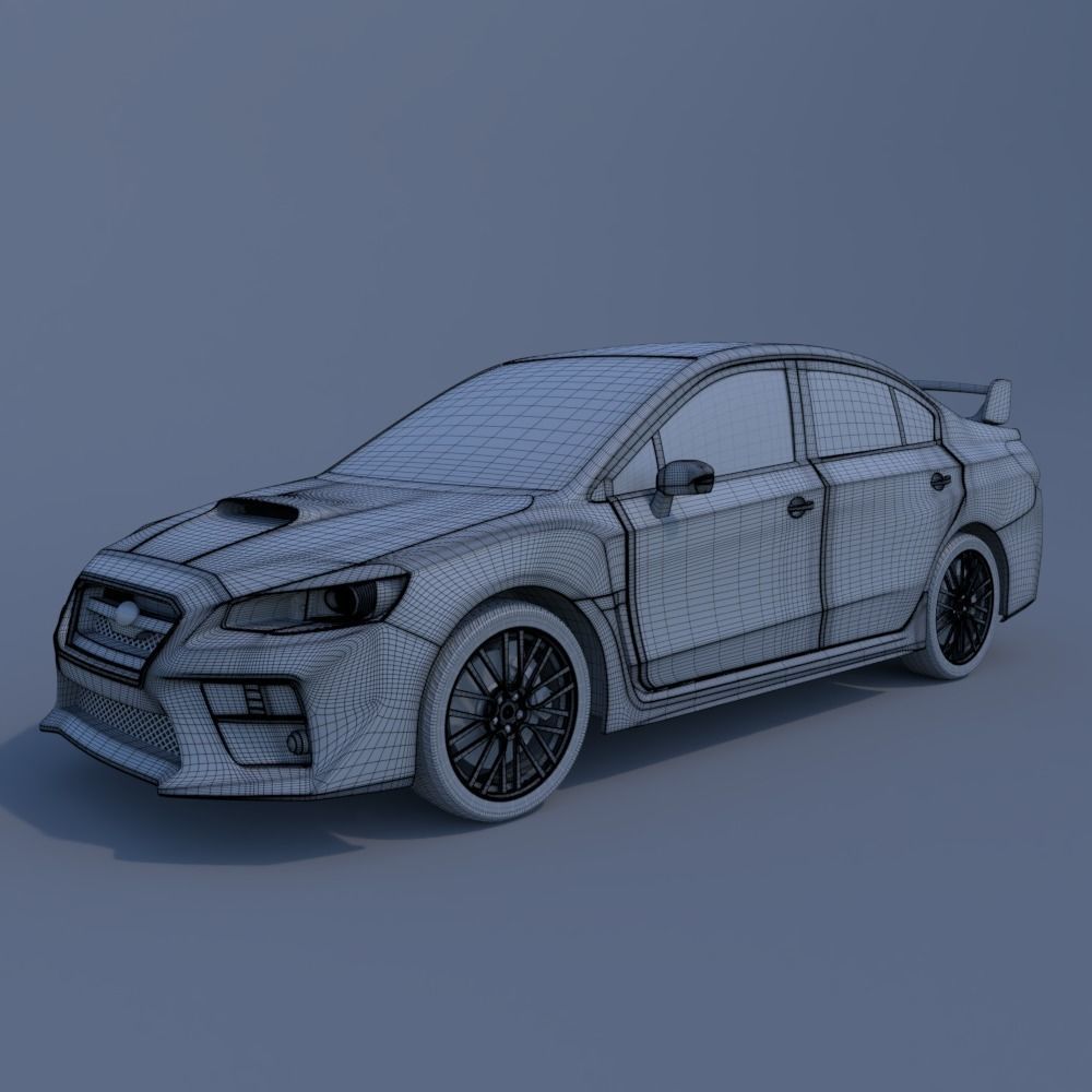 Subaru WRX STI 3D model_10