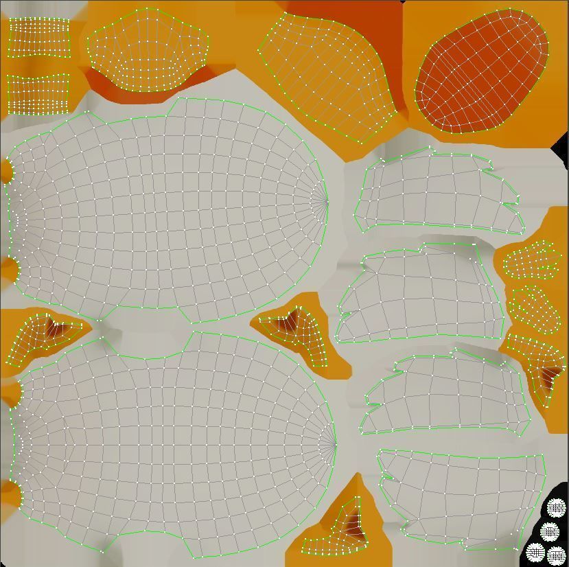 Rigged Duck Character 3D model_16