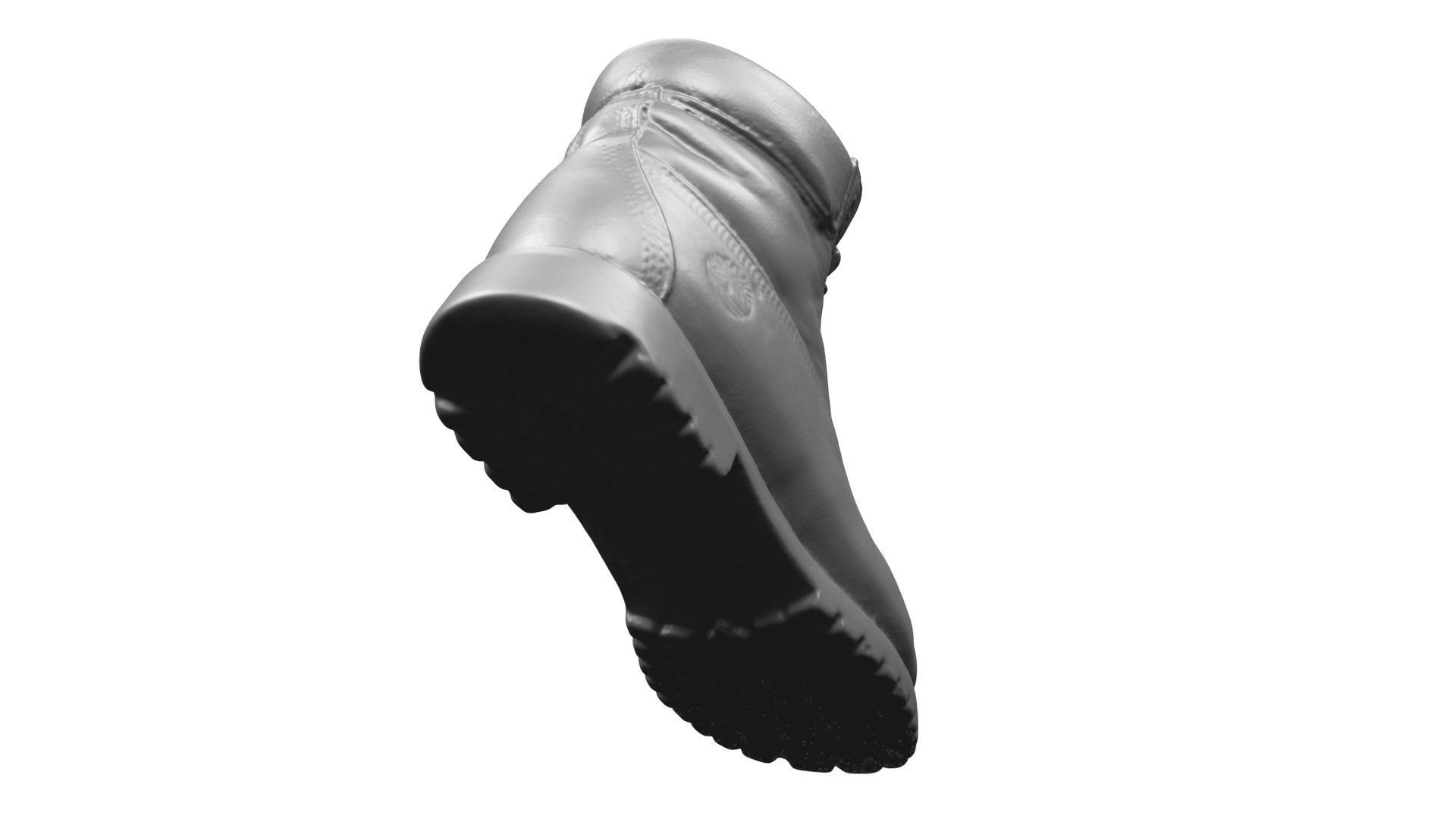 Timberland boots scan 3D model_11