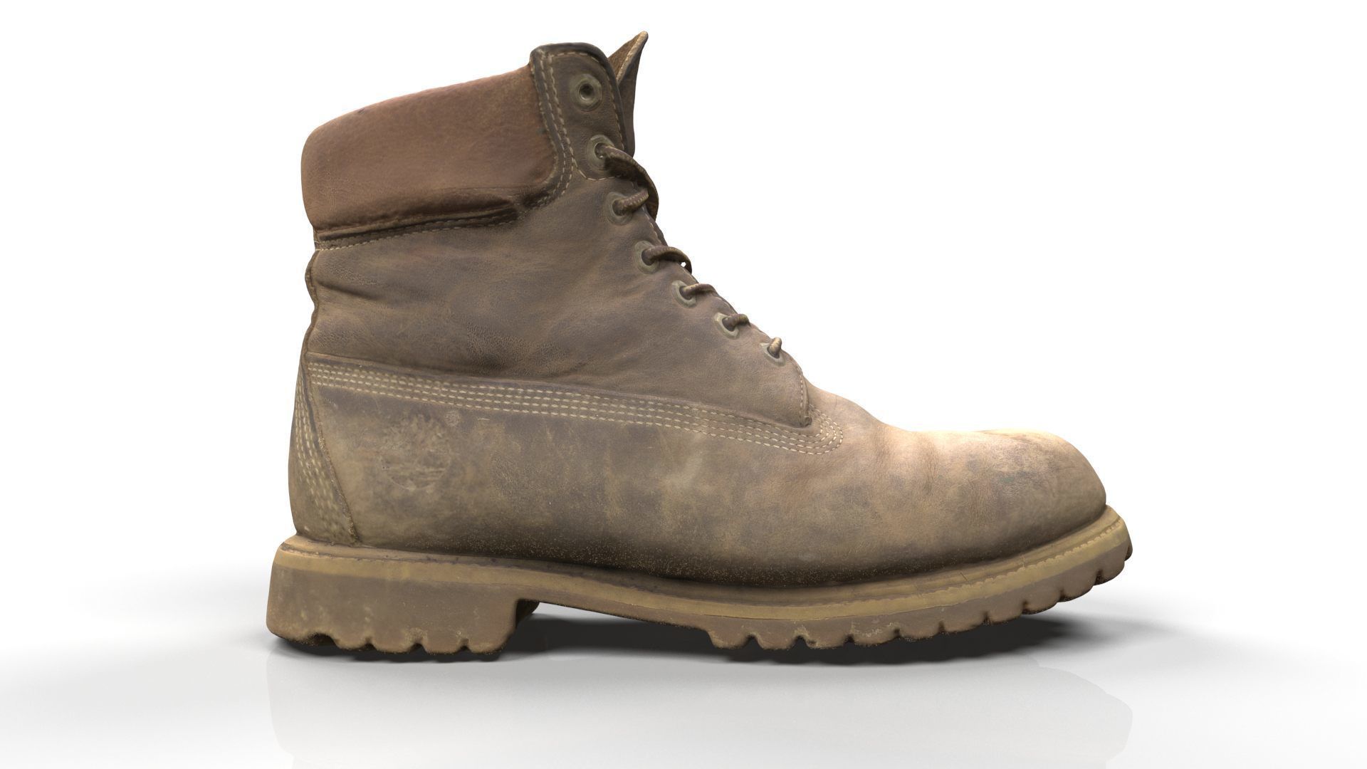 Timberland boots scan 3D model_2
