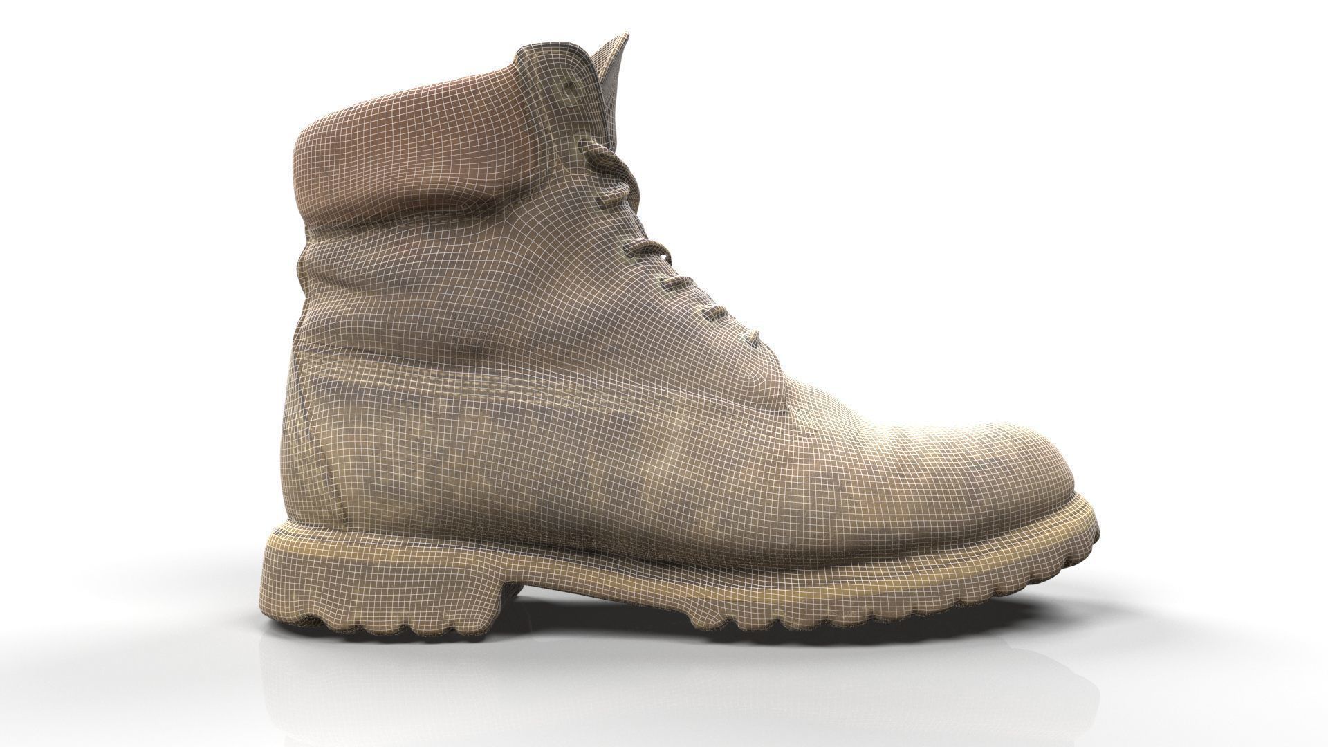 Timberland boots scan 3D model_13