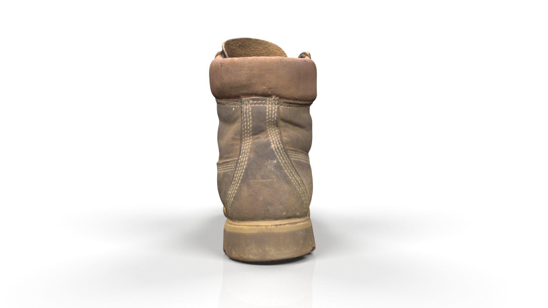 Timberland boots scan 3D model_4