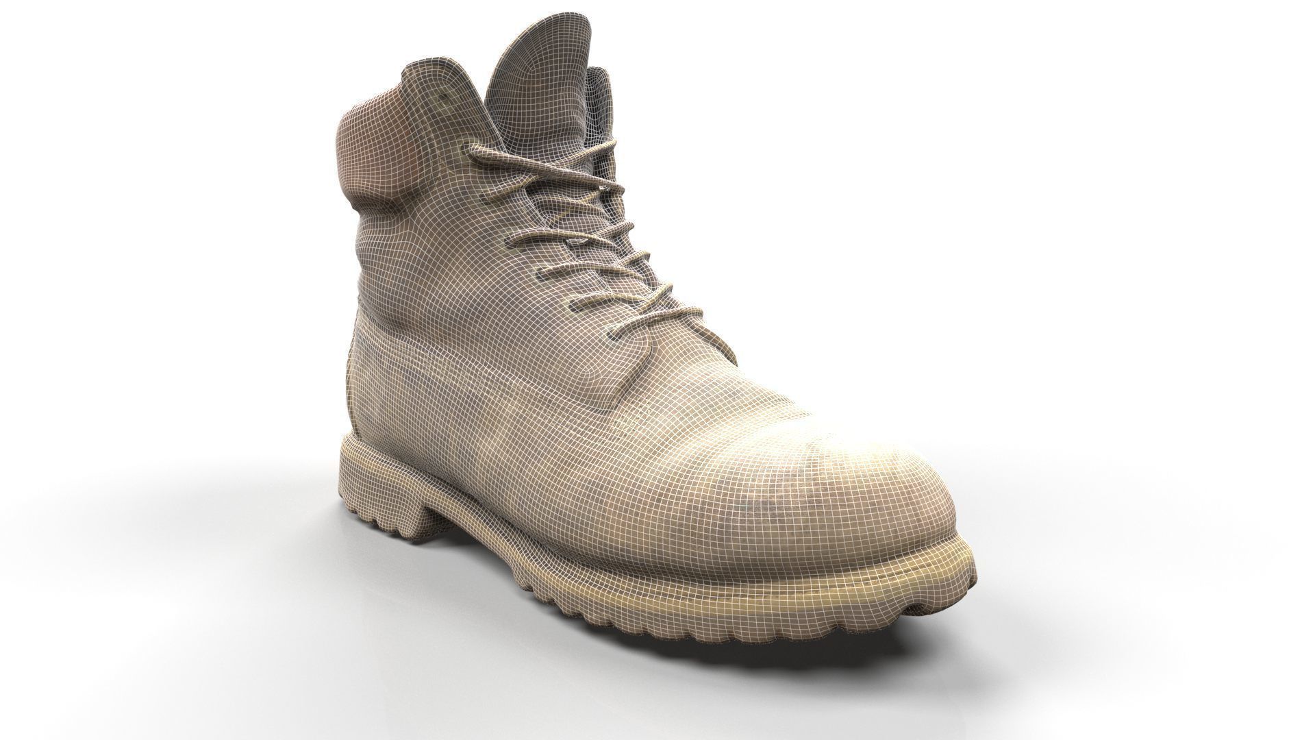 Timberland boots scan 3D model_12