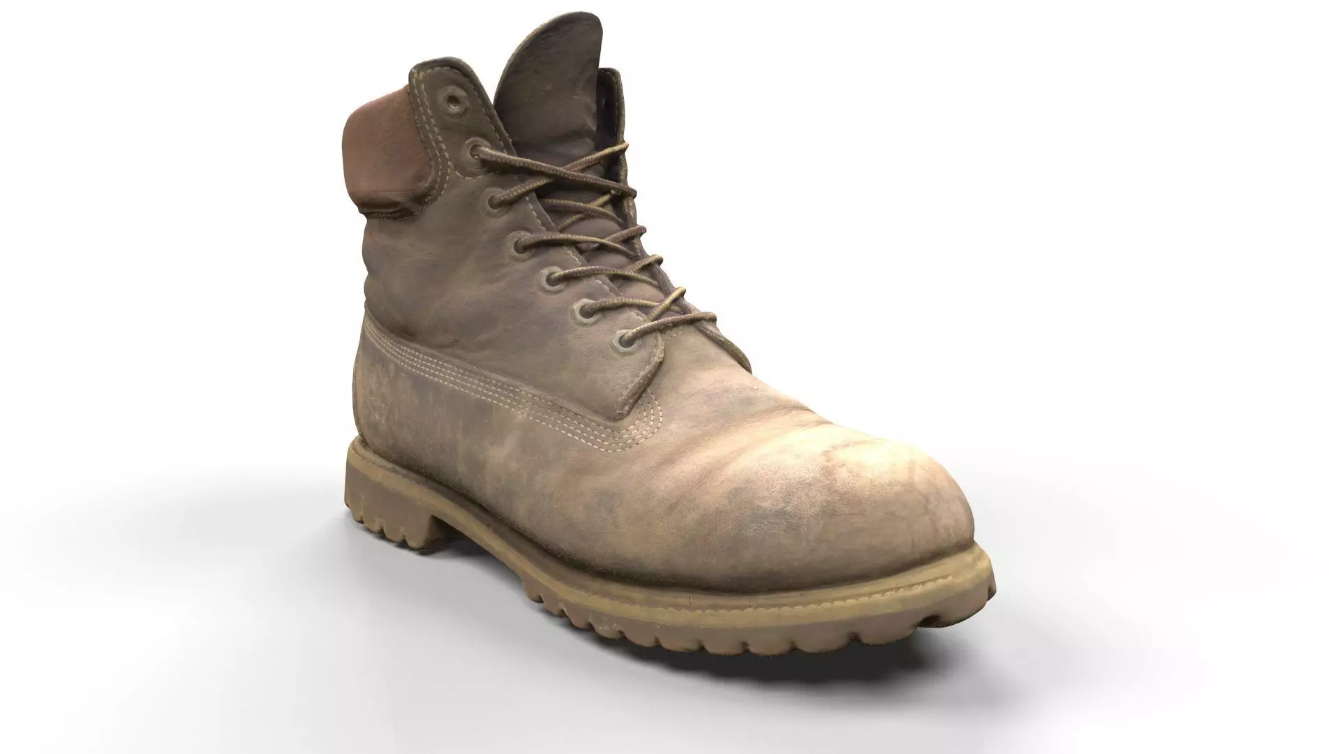 Timberland boots scan 3D model_0