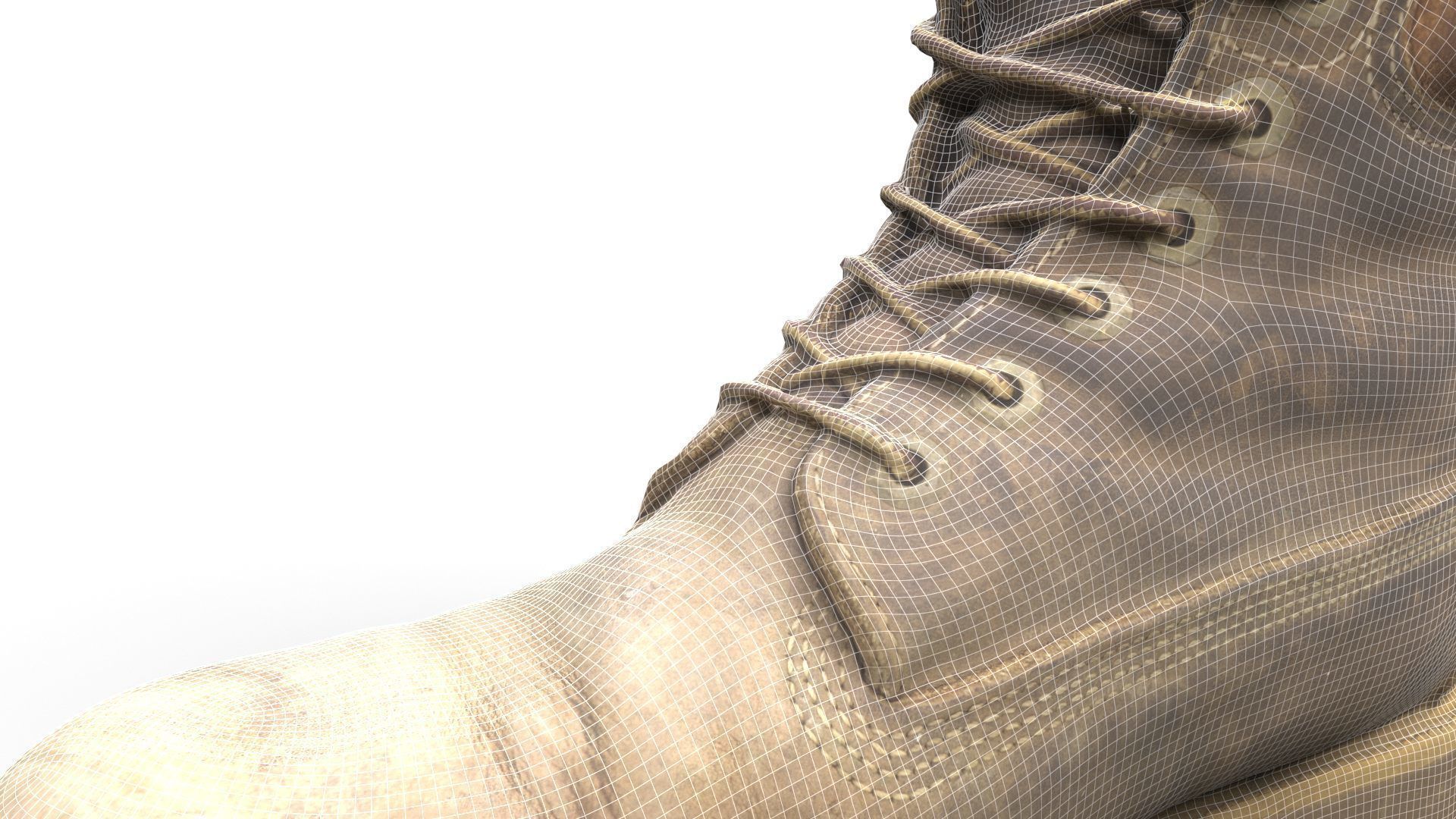 Timberland boots scan 3D model_14