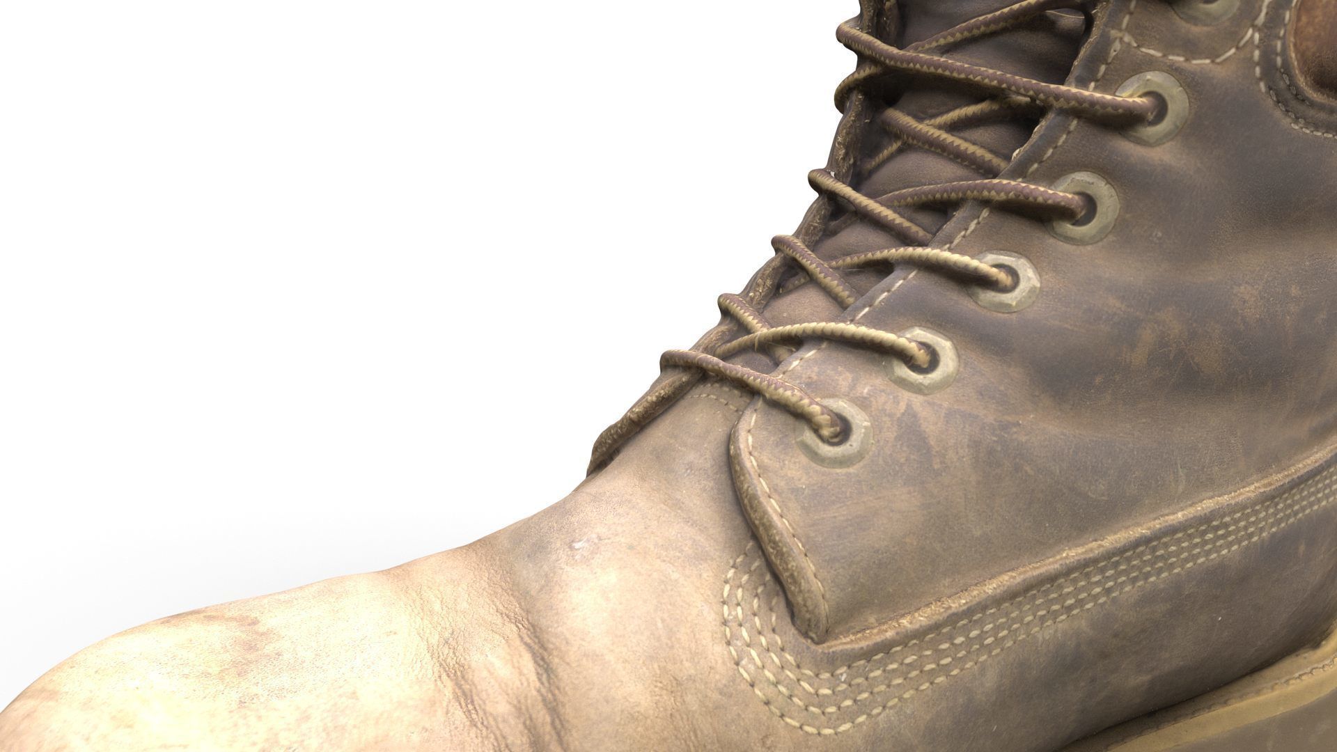 Timberland boots scan 3D model_8