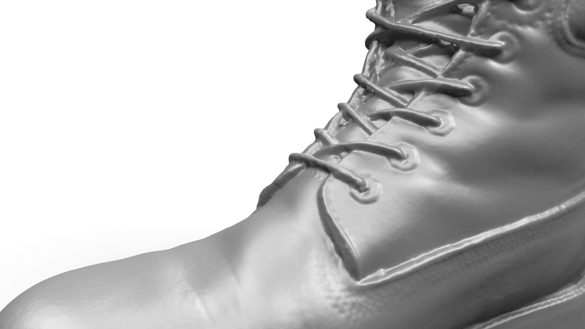 Timberland boots scan 3D model_9