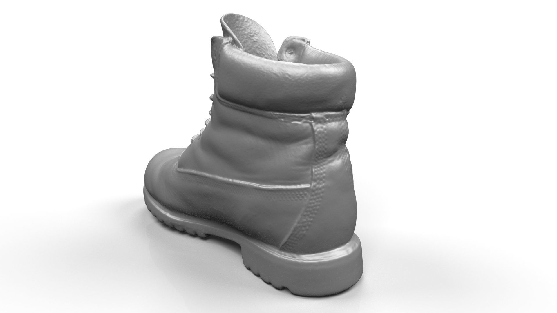 Timberland boots scan 3D model_7