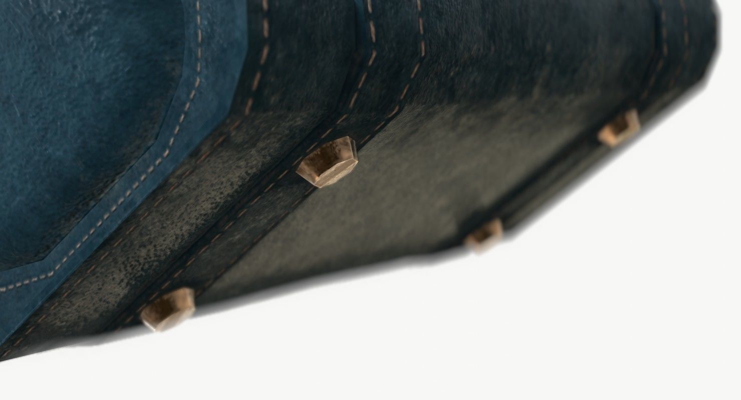 Carpetbag purse 3D model_16