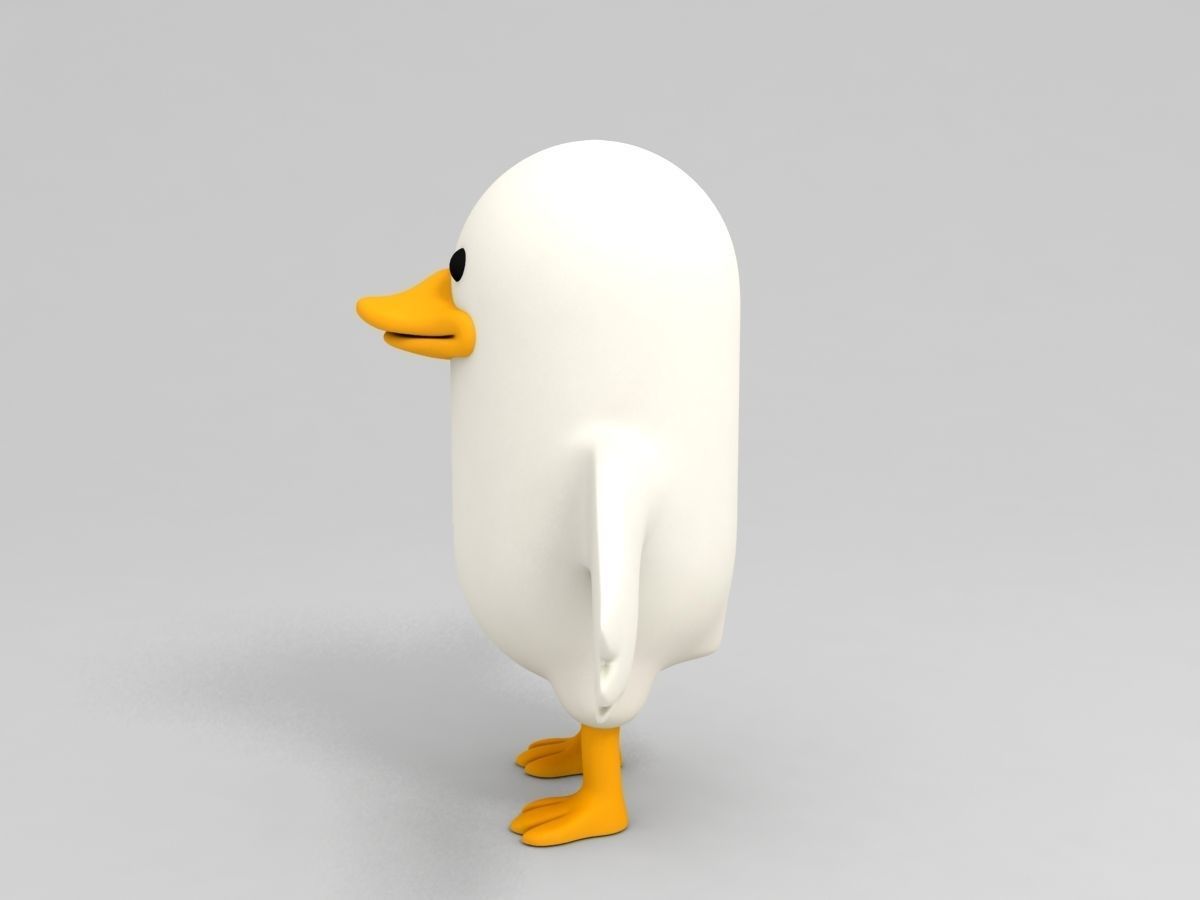 Duck Character 3D model_3