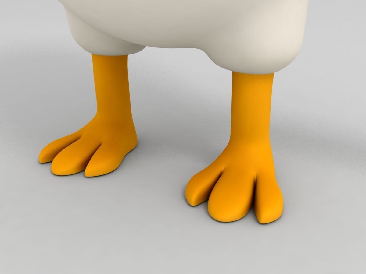 Duck Character 3D model_7