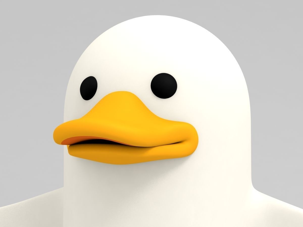 Duck Character 3D model_5