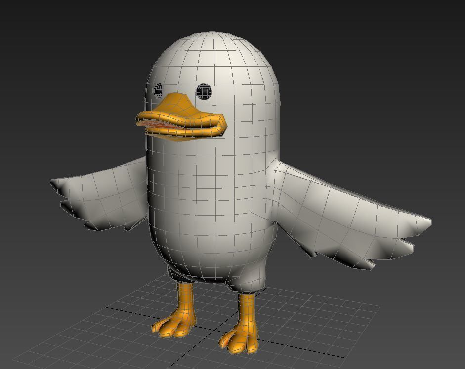 Duck Character 3D model_9