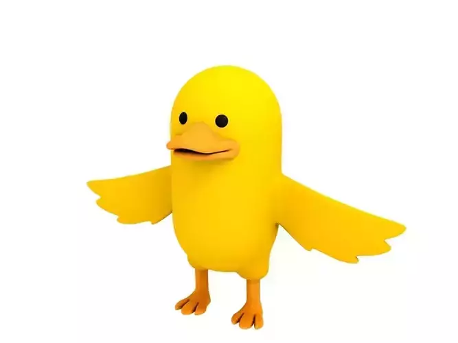 Yellow Duck Character