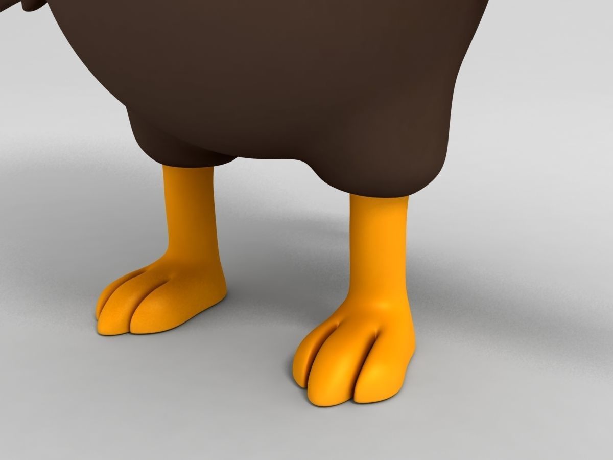 Eagle Character 3D model_7