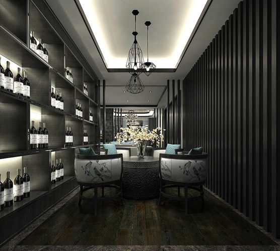 Business Restaurant - Coffee - Banquet  28 3D model 7