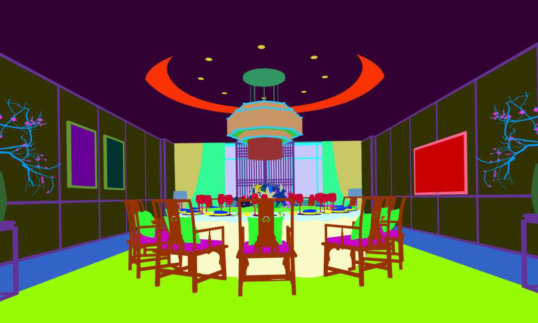 Business Restaurant - Coffee - Banquet  43 3D model_2