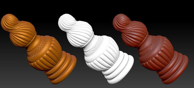CARVED Furniture set - 003 - 3D print model Free 3D print model