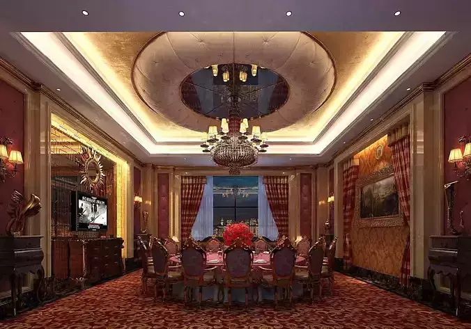 Business Restaurant - Coffee - Banquet  48