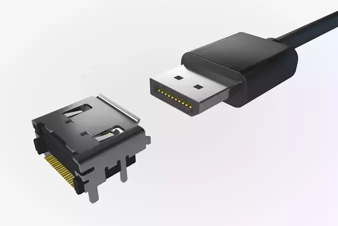 Display port DP Male and Female connector 
