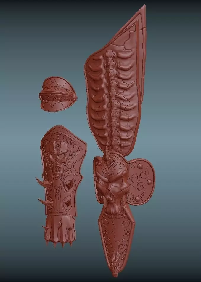 King Lich 3d printable armor set 3D print model_0