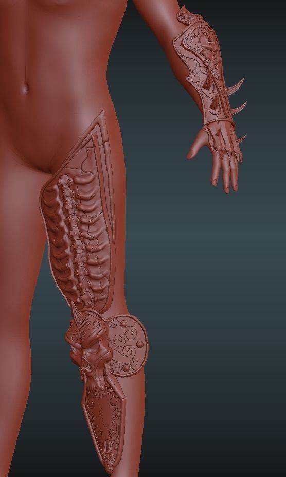 King Lich 3d printable armor set 3D print model_5