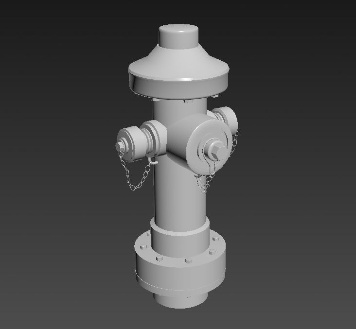 Fire Hydrant 18 - Safety and Emergency Equipment Low-poly 3D model_22