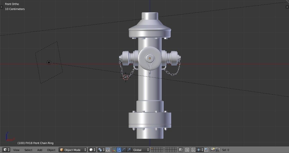 Fire Hydrant 18 - Safety and Emergency Equipment Low-poly 3D model_15