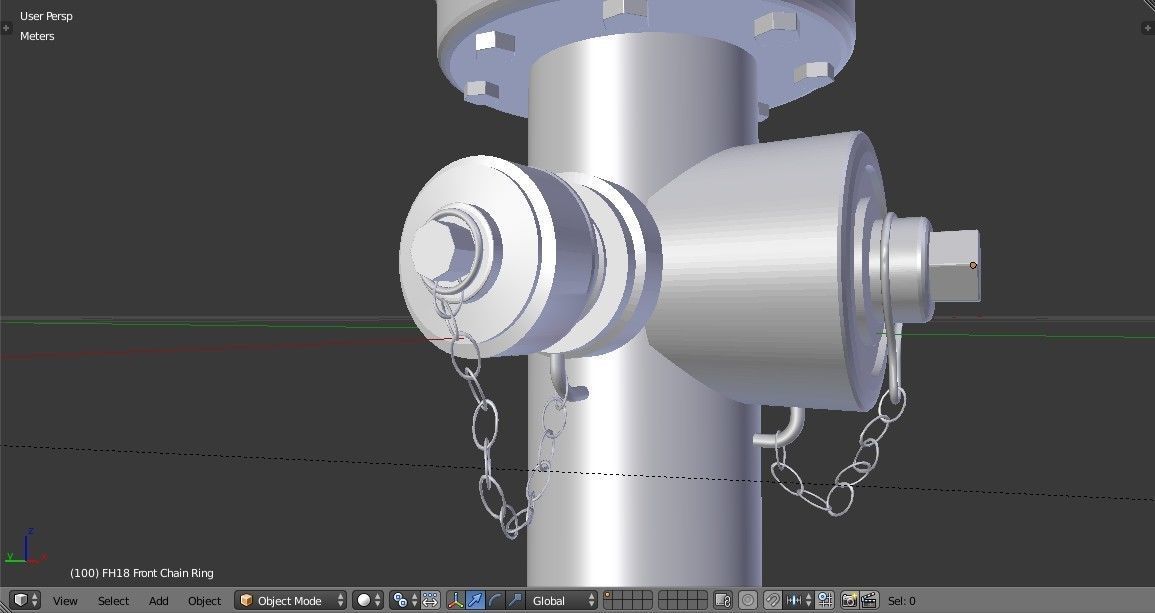 Fire Hydrant 18 - Safety and Emergency Equipment Low-poly 3D model_18