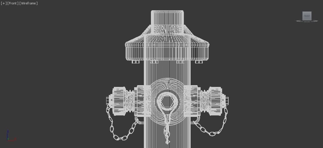 Fire Hydrant 18 - Safety and Emergency Equipment Low-poly 3D model_7