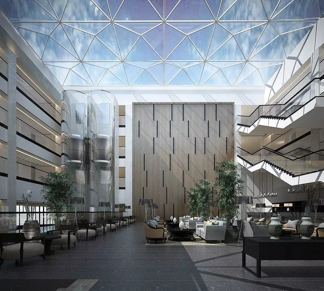 Business Restaurant - Coffee - Banquet 82 3D model