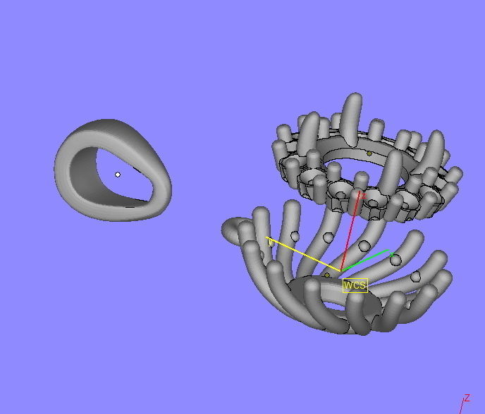 Classic Diana Pendant Unique Own Spiral design  3D print model_2