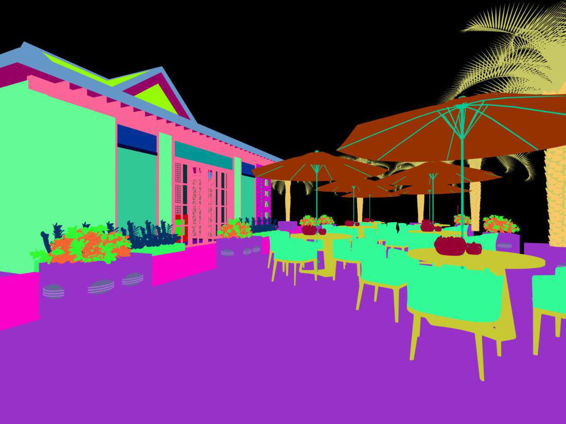 Business Restaurant - Coffee - Banquet  128 3D model_9