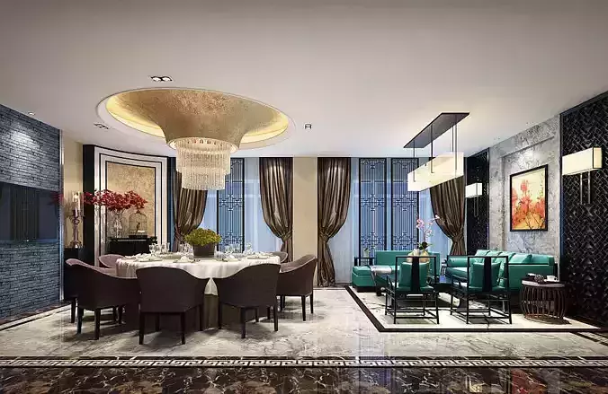 Business Restaurant - Coffee - Banquet  156