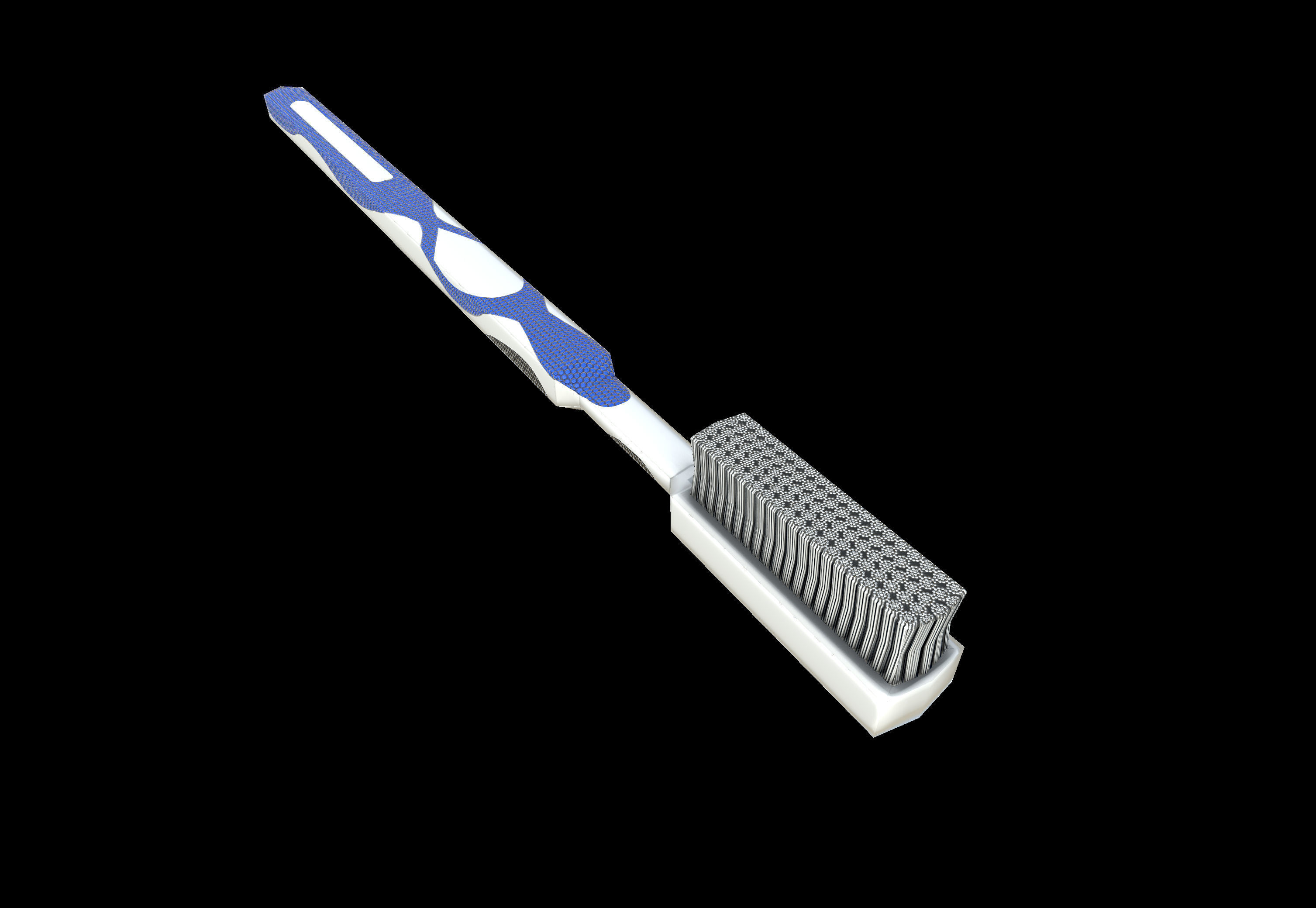low-poly Toothbrush - VR AR Low-poly 3D model_4